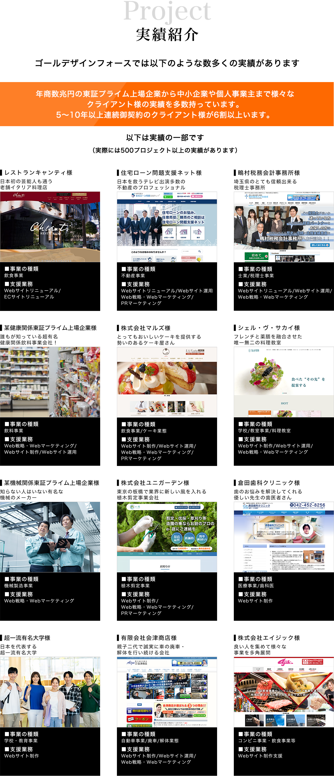 実績紹介